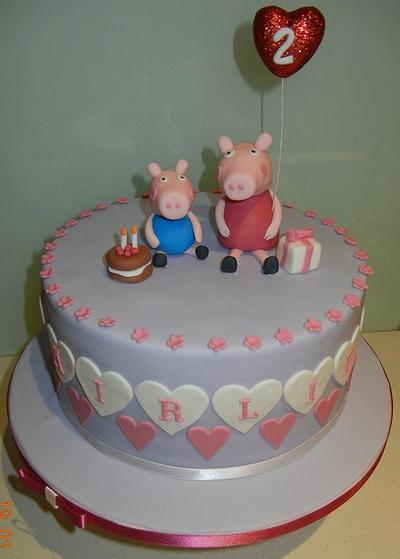 Peppa Pig Cake - Cake by BlissfulCakeCreations