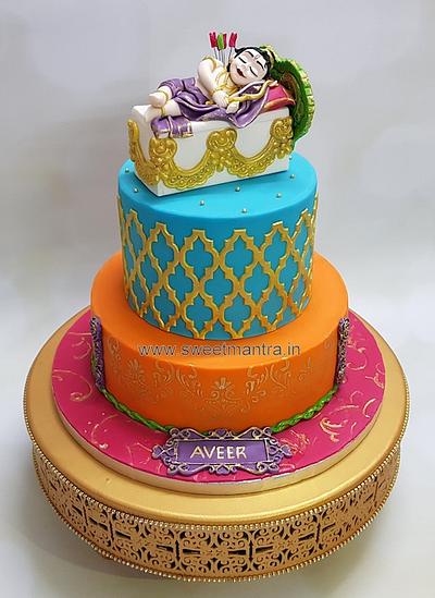 Naming Ceremony cake - Cake by Sweet Mantra Homemade Customized Cakes Pune
