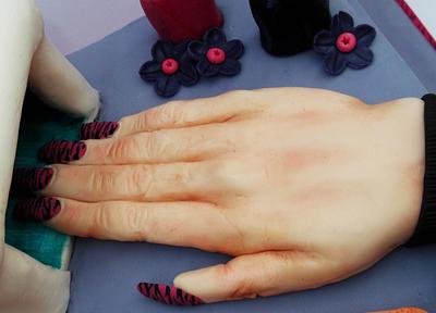 Cake for a Nail Technician  - Cake by fitzy13