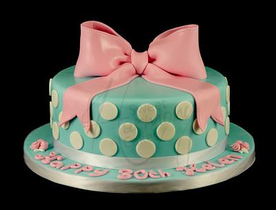 Cath Kidson style bow cake - Cake by Sweet Harmony Cakes