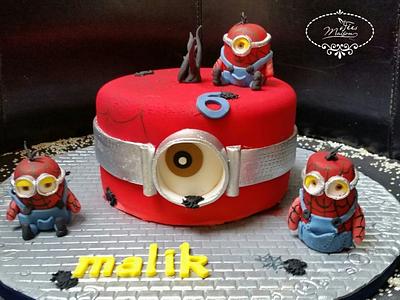 Minions/SPIDERMAN - Cake by Fées Maison (AHMADI)