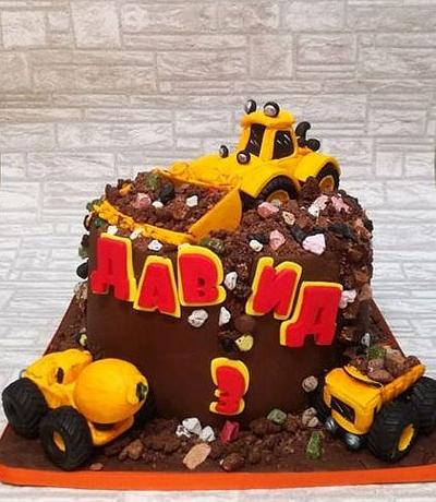 Excavator cake - Cake by Rositsa Lipovanska