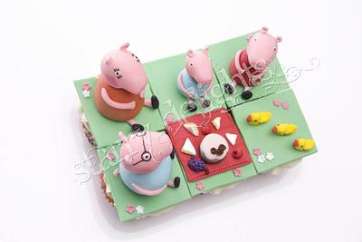 Peppa Pig oink oink - Cake by Starry Delights