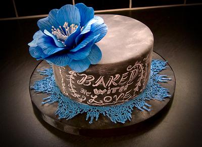 Chalkboard cake - Cake by Vanessa 