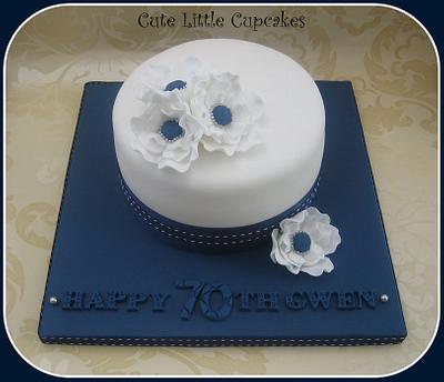 70th Birthday Cake - Cake by Heidi Stone