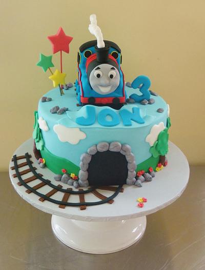 Thomas the Train Birthday Cake - Cake by DaniellesSweetSide