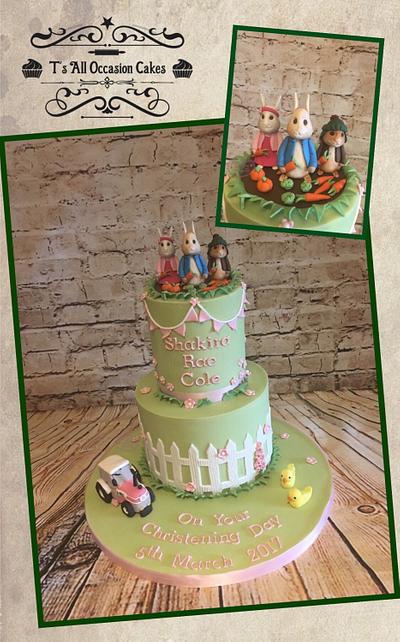 Peter Rabbit christening cake - Cake by Teraza @ T's all occasion cakes
