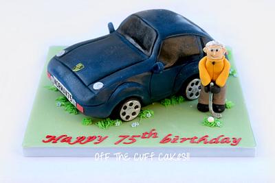 3D Porsche cake - Cake by OfF ThE CuFf CaKeS!!