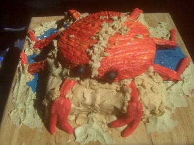 "Crab" Cake - Cake by Tabatha 