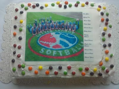Cake for softball team - Cake by Tami