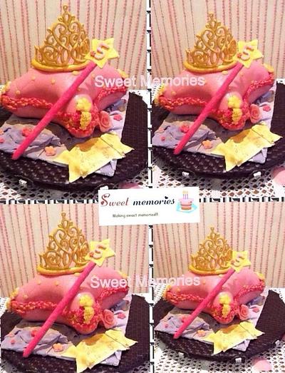 Fairy Princess Tiara & wand cake! - Cake by Sweet Memories cakes