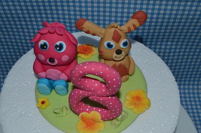 Moshi monsters topper - Cake by 3dfuncakes