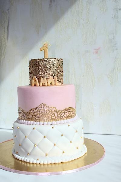 Bespoke 1st Birthday Cake - Cake by Tayyaba Usman