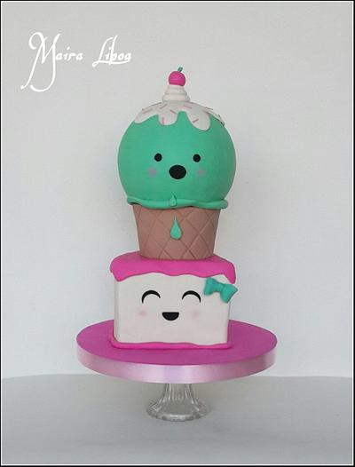 Icecream & cake - Cake by Maira Liboa