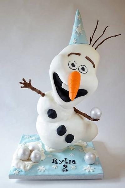 Do You Want to Throw a Snowball? - Cake by Jenny Kennedy Jenny's Haute Cakes
