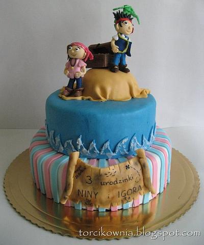 Jack & Neverland Pirates Cake - Cake by werka