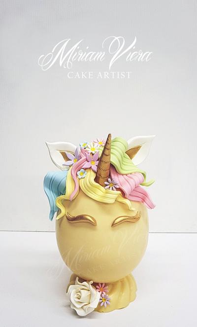 Easter egg unicorn theme - Cake by Miriam Viera