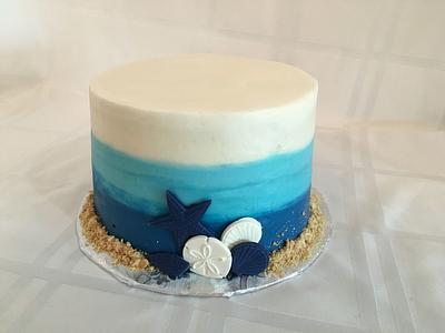 Beach Cake - Cake by Brandy-The Icing & The Cake