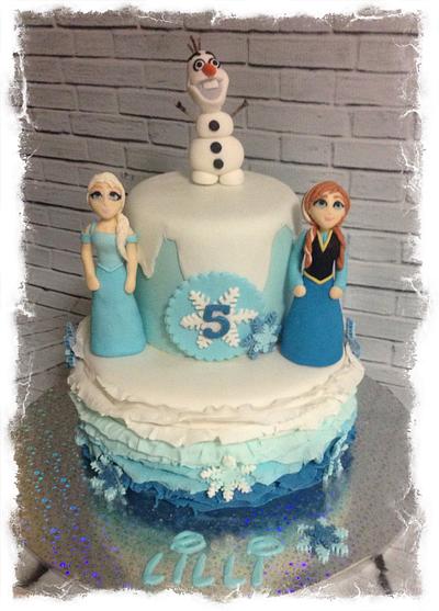 Let it go let it go - Cake by homesweetcakes