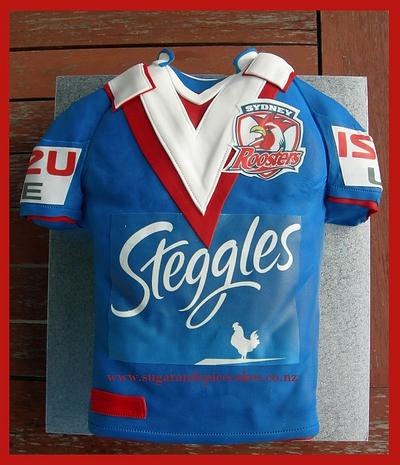 Sydney Roosters Cake - Cake by Mel_SugarandSpiceCakes