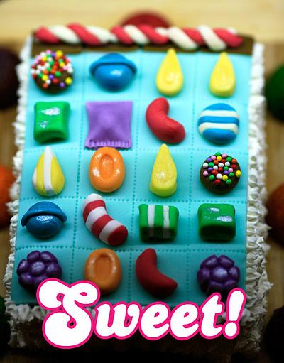 Candy crush cake - Cake by Sweet Alchemy Amsterdam