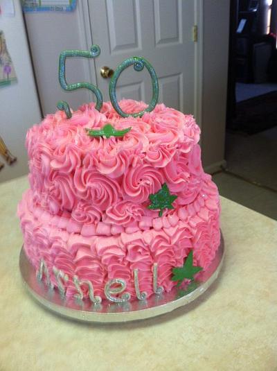 50th Birthday Cake - Cake by Jen Scott