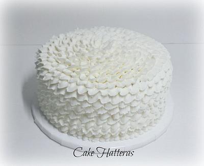 Buttercream ruffles - Cake by Donna Tokazowski- Cake Hatteras, Martinsburg WV