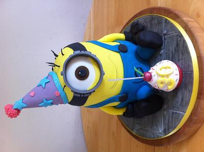 Birthday minion - Cake by Karen
