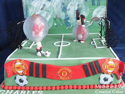 Bubble Football Cake! - Cake by Mother and Me Creative Cakes