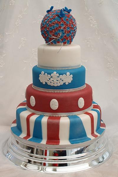 A Jolly jubilee - Cake by Cakes By Heather Jane