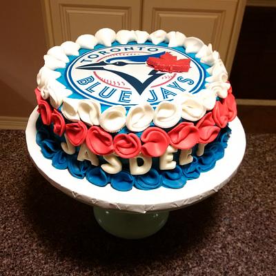 Let's go Blue Jays! - Cake by Yum Cakes and Treats