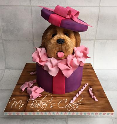 Surprise! Puppy present! - Cake by Mr Baker's Cakes