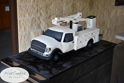 Bucket Truck Cake  - Cake by HotCakes by Tara