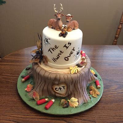 The Hunt is Over - Cake by Theresa