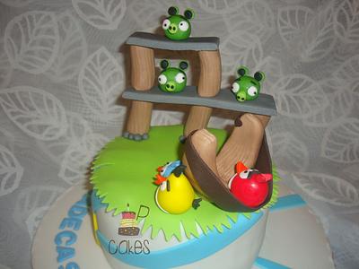 Angry Birds Birthday Cake - Cake by P Cakes
