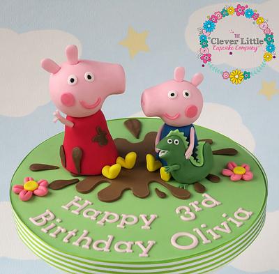 Peppa Pig Cake Topper - Cake by Amanda’s Little Cake Boutique