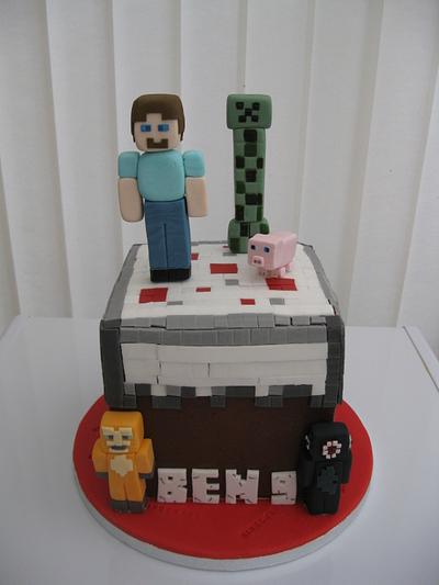 Minecraft Cake CAKE! - Cake by Combe Cakes