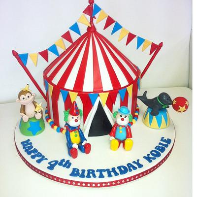 Circus theme cake - Cake by Rachel