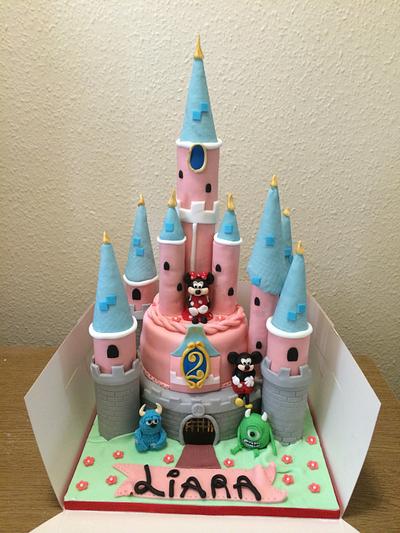 Every little girls favourite castle  - Cake by Kirsty 