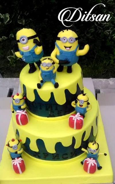 Cakes with minions - Cake by Ditsan