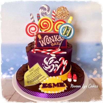 Willy Wonka! - Cake by Nanna Lyn Cakes