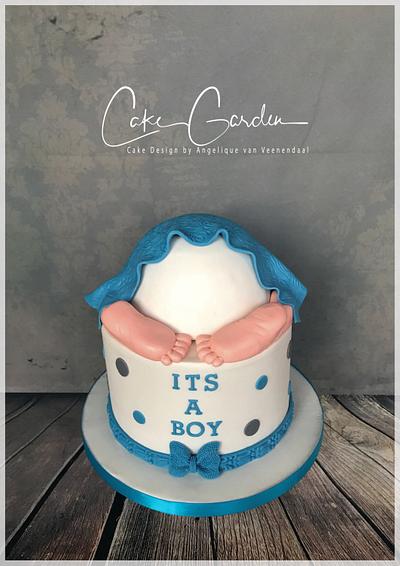 Baby boy cake  - Cake by Cake Garden 