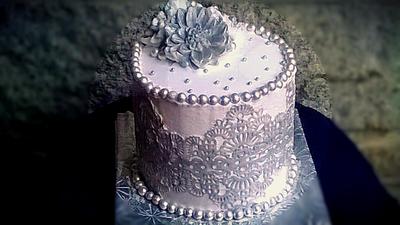 25th Anniversary Mini Cake - Cake by rekhasridhar