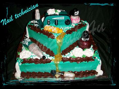 NAIL TECHNICIAN CAKE - Cake by alana