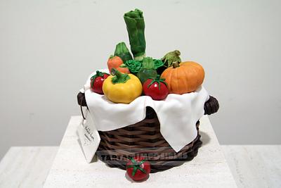 Realistic vegetable basket - Cake by Tartas Imposibles