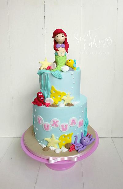 Baby Ariel - Cake by Lulu Goh