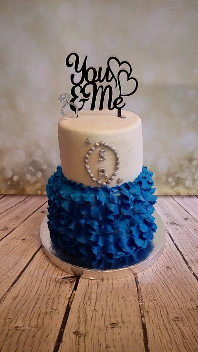 Engagment cake - Cake by The dessert shop