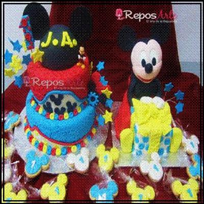 Mickey Mouse birthday cake - Cake by ReposArte Ramos by Janette Ramos