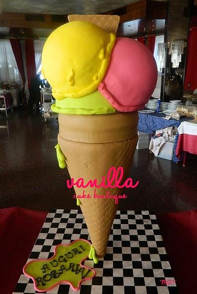 ice cream cone - Cake by Vanilla cake boutique