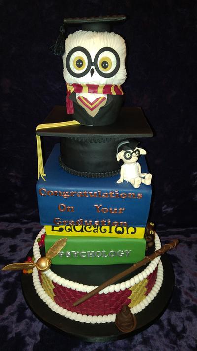 Harry Potter Graduation Cake - Cake by Nicky